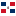 Vlajka Dominikánská republika